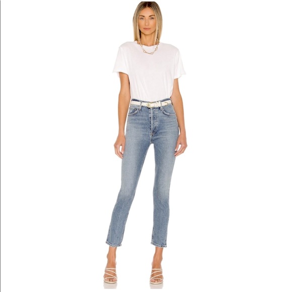AGOLDE Nico High Rise Slim in Chronicle 26